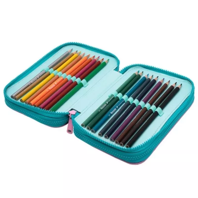 Estojo CoolPack Jumper 3 DREAMS F067654 – estojo de três andares com vários compartimentos