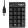 Teclado numérico DeLOCK 12481 universal USB preto