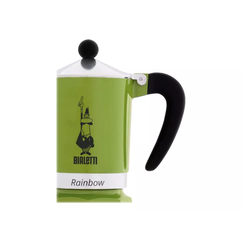 Bialetti Rainbow cafeteira Moka preto, verde