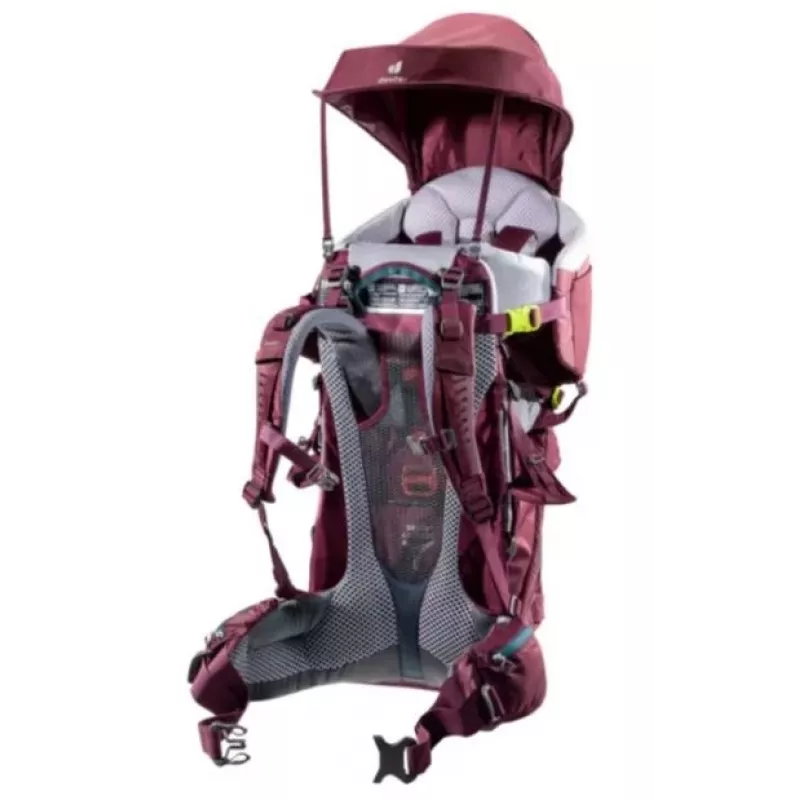 Mochila porta-bebé Deuter Kid Comfort poliamida vermelho