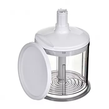 Acessório para misturadora Bosch MFZ4050, caixa de plástico branca transparente