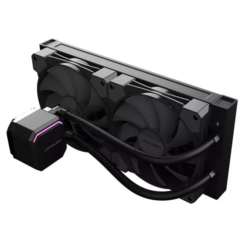 Refrigeração líquida tudo-em-um LC-Power LC-CC-240-B 12 cm preto