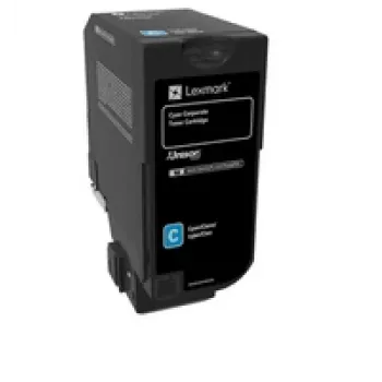 Cartucho de toner Lexmark 74C20CE 2500 páginas Ciano