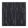Cobertura decorativa para interruptor tátil Sonoff T5-3C-86 — padrão estrela, painel de parede