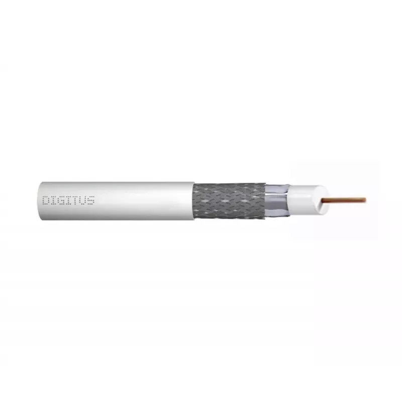 Cabo coaxial Digitus DK-RG6-5 RG-6 500 m Não branco