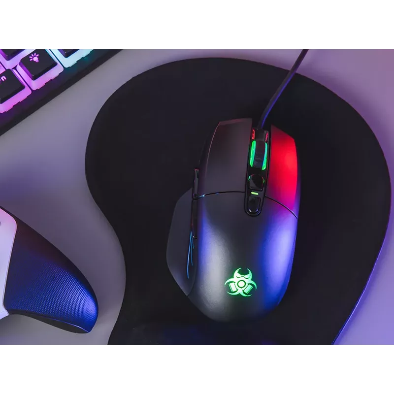Rato gaming com fio Tracer GameZone Odin RGB, 12000 DPI, 8 botões