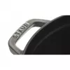 Cocotte Staub 20 cm cinzento ferro fundido