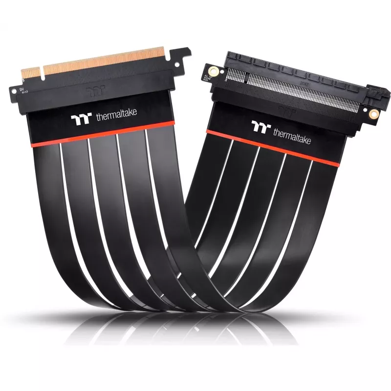 Thermaltake AC-058-CO1OTN-C1 cabo extensor riser PCIe 4.0 x16, 0,3 m, preto