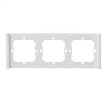 Moldura de interruptor tripla Sonoff M5-80 branca, montagem na parede, para 3 módulos de teclas