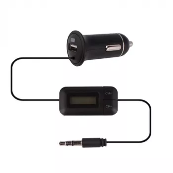 Transmissor FM com carregador USB extra digital DV00MP0116 para veículos de 12V e 24V