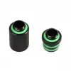 Bitspower Conjunto Direct-Connect reto G1/4 inch macho - extra longo, Preto