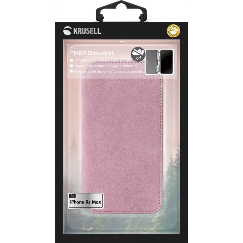 Capa tipo carteira Krusell Broby 4 Card SlimWallet iPhone XS Max