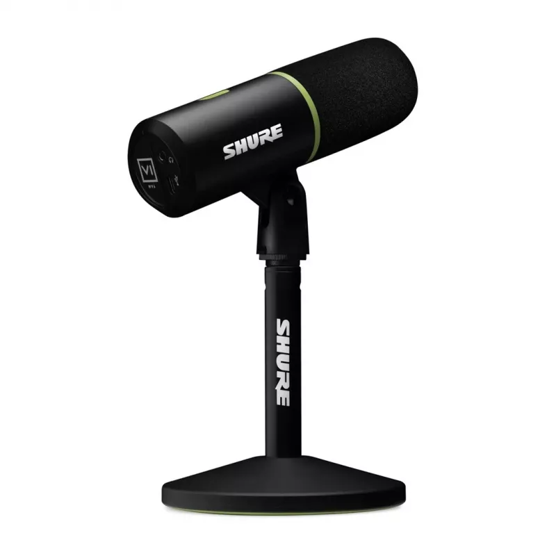 Shure MV6 - microfone dinâmico cardioide USB-C para gamers e streamers