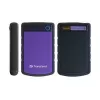 Transcend StoreJet 25H3P - Disco rígido - 4TB - externo (portátil) - 2.5 (6,4 cm) - USB3.0 - AES de 256 bits - roxo (TS4TSJ25H3P)