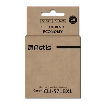 Actis KC-571BK cartucho de tinta, substituto do Canon CLI-571BK, preto, 12 ml