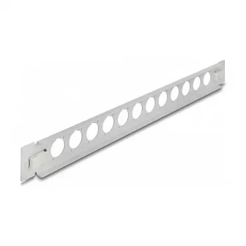 Patch panel DeLOCK 19 polegadas D-Type 12 portas sem ferramentas cinzento