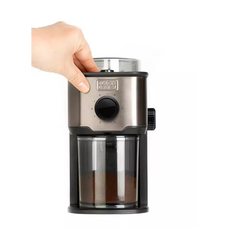Moinho de café Black & Decker ES9080020B, aço inoxidável