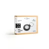 Capa protetora em pele para Apple AirTag FIXED FIXWAT-C2-BK pele de vaca genuína preta bolsa compacta