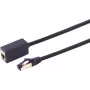 Cabo de rede S/CONN 08-44035 2 m Cat8.1 S/FTP preto
