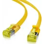 helos Cat.6a Ultra-Flat U/FTP AWG 32 Cabo patch 205251, 7,5 m, amarelo