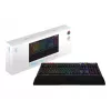 Teclado gaming mecânico MSI Strike Pro W Silent layout US iluminação RGB, com fios, interruptores táteis Silent