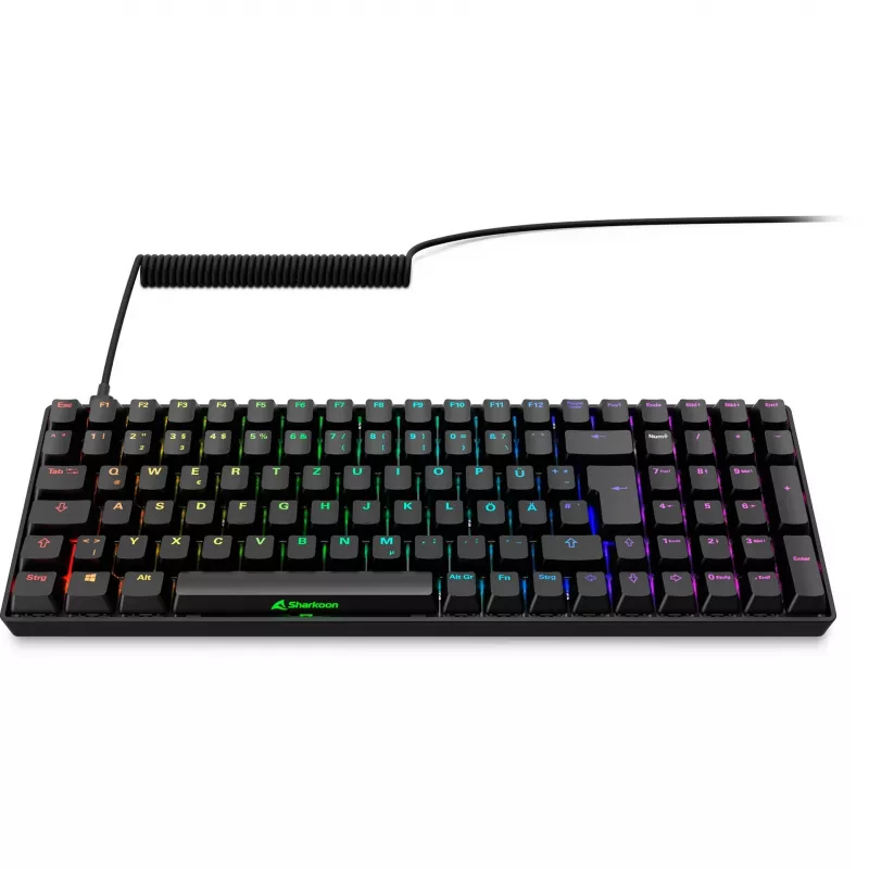 Teclado Sharkoon SGK50 S2 Gaming RF sem fios QWERTZ Alemão