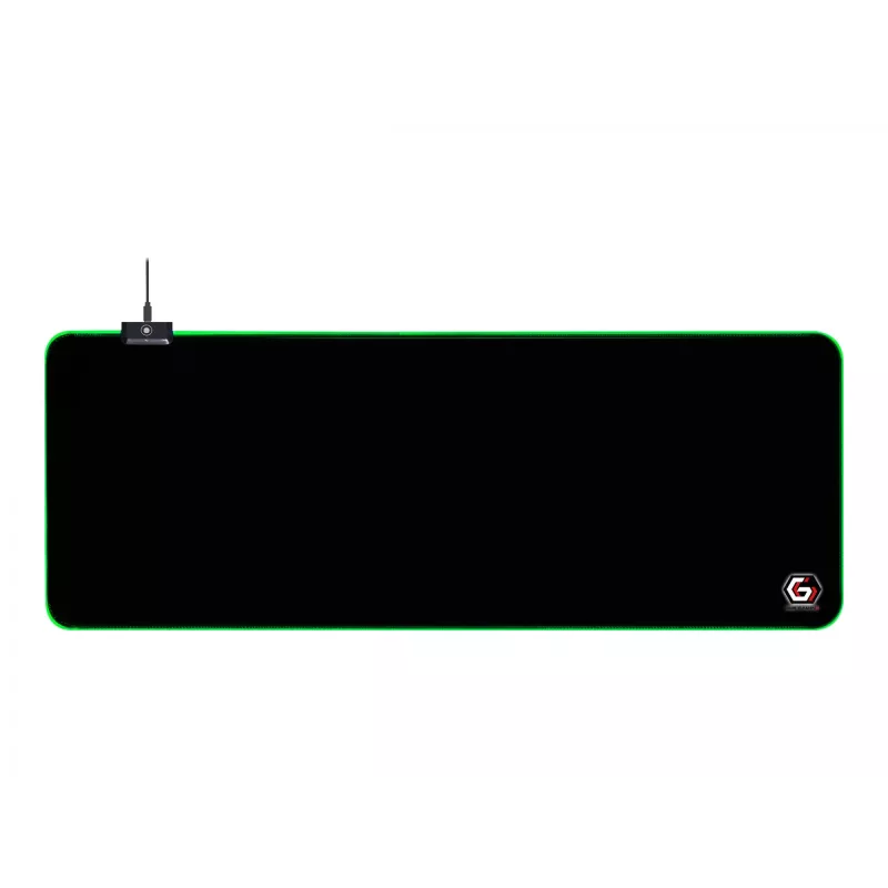 Tapete de rato gaming Gembird MP-GAMELED-L preto