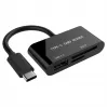 Leitor de cartões USB-C SDXC/Combo/preto