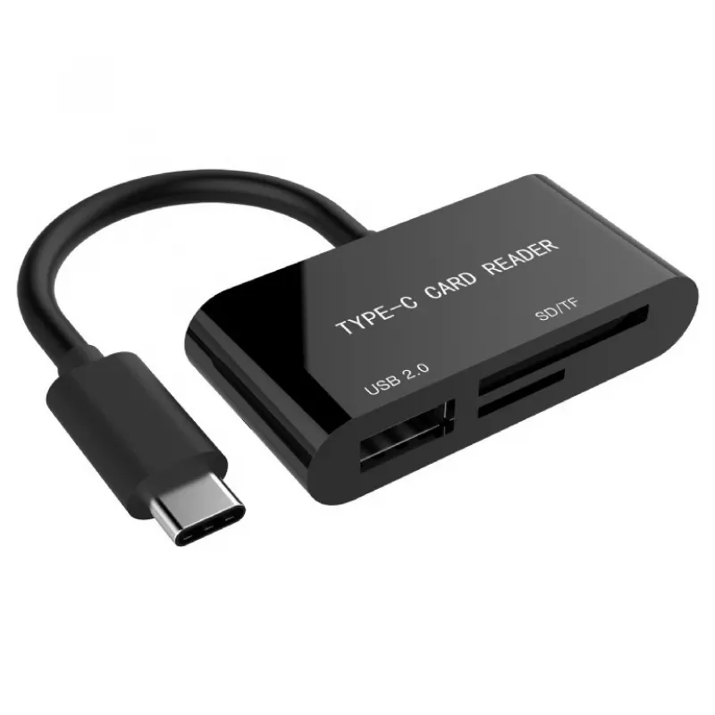 Leitor de cartões USB-C SDXC/Combo/preto
