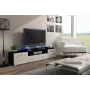 Suporte de TV para cama EVORA 200 preto/branco brilhante
