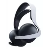 Headset Sony PULSE Elite com fios e sem fios arco de cabeça gaming Bluetooth base de carregamento preto, branco