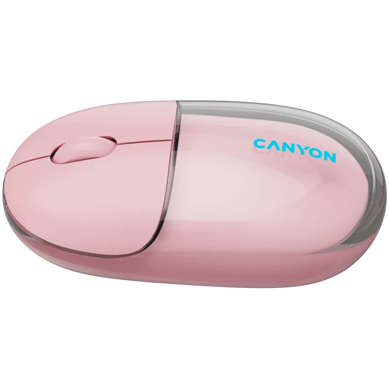 Rato CANYON OnClick 24 BT/ sem fios transparente/rosa