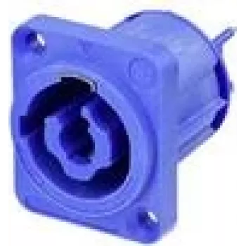 Conector de rede Neutrik NAC3MPXXA ficha powerCON, instalação vertical polos totais: 2 + PE 20 A azul 1 unid. (NAC3MPXXA)