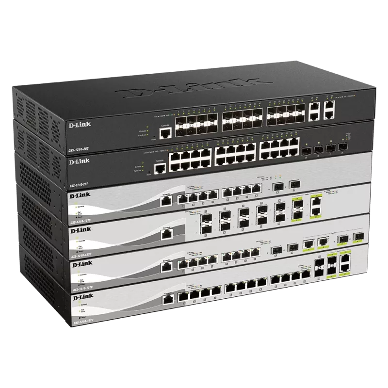 Switch D-Link 24 portas 10G SFP+, 4 portas 10GBASE-T Smart Managed