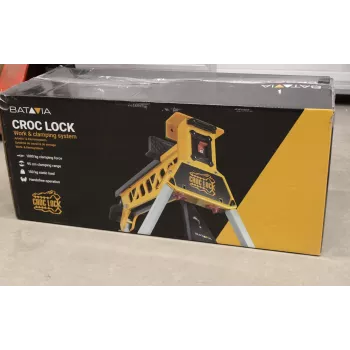 Bancada de trabalho e estação de aperto Batavia B.V. Croc Lock (usado: embalagem danificada, riscos no corpo)