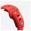 Pulseira Nomad Tempo — borracha vermelha, 18 mm de largura, compatível com pulsos de 135–175 mm