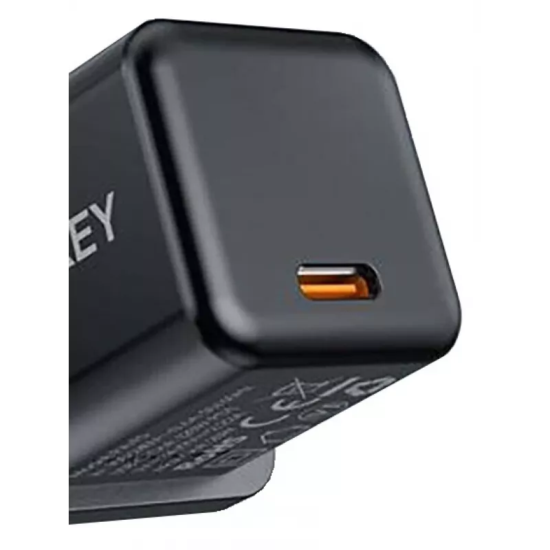 Mini carregador PA-F5 OEM preto 1xUSB-C 20W PD Power Delivery