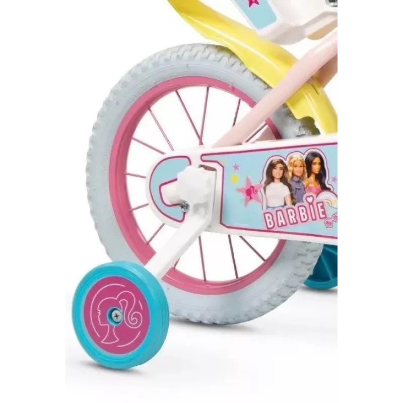 Bicicleta infantil 14 Barbie Toimsa 1465 rosa