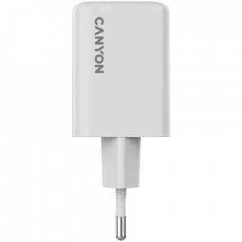 Carregador rápido AC universal branco Canyon CU45AC para interiores