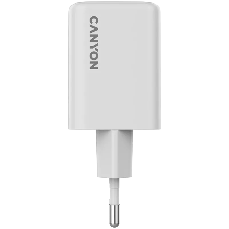 Carregador Canyon CU45CC GaN 45 W 2xPD, branco (CNS-CUW45CC)
