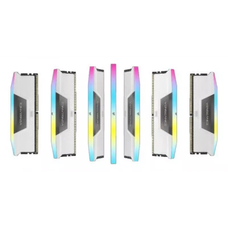 Corsair VENGEANCE RGB DDR5 5600MT/s 64GB (2x32GB) branco - 64 GB - DIMM