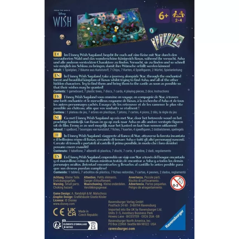Disney Wish Sagaland, jogo de tabuleiro