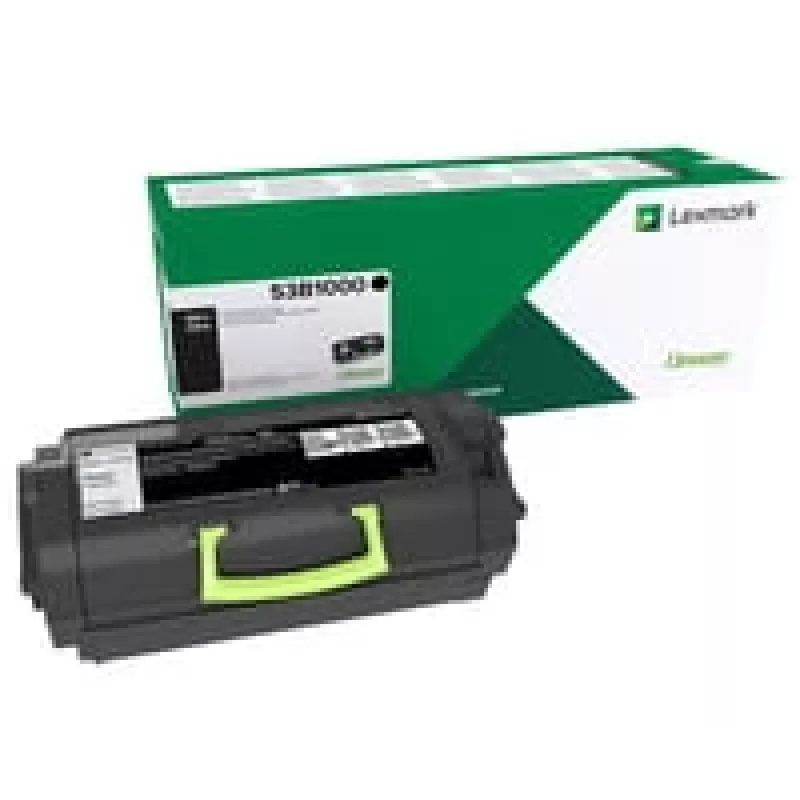 Cartucho de toner Lexmark 53B2000 1 unid. original preto