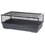 Gaiola INTER ZOO Bernie preta para pequenos animais 100 x 54 x 39 cm metal