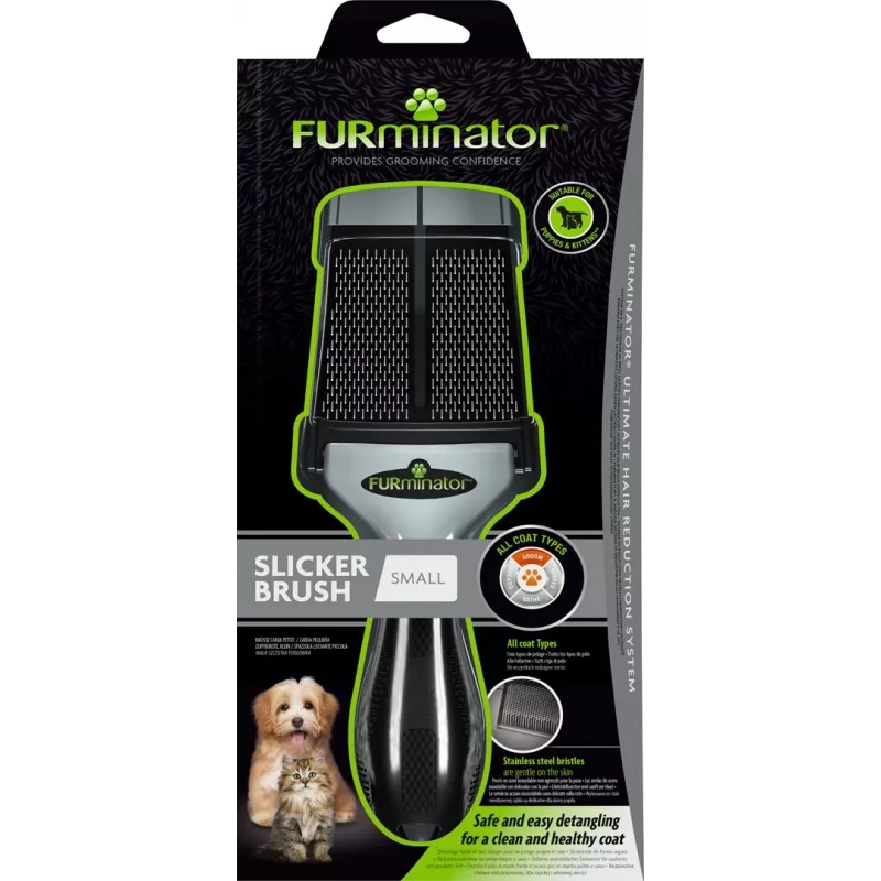 FURminator - Escova de cardar para cães e gatos - S