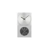 NeXtime Relógio 3028 OP, 16x30,2 cm, parede, vidro, prateado