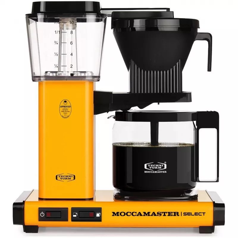Máquina de café de filtro Moccamaster 1,25 L KBG Select amarelo Pepper