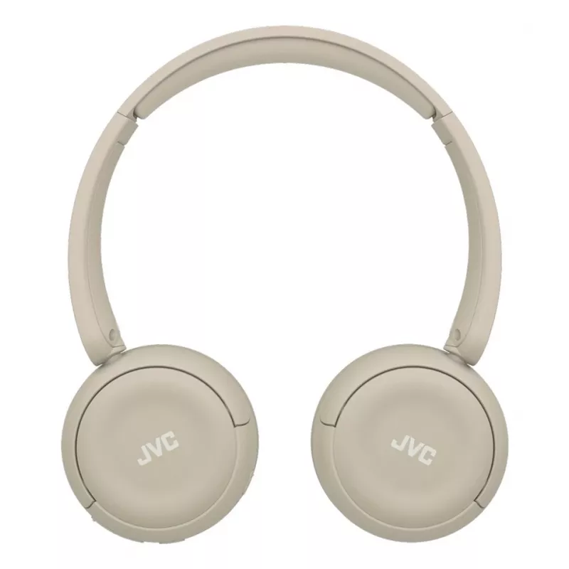 Headset JVC HA-S59W com fios e sem fios arco de cabeça música/dia a dia USB Type-C Bluetooth bege