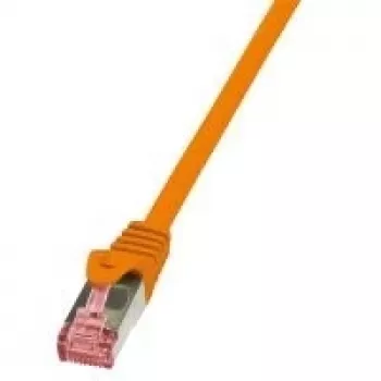 Cabo de rede LogiLink 2 m Cat.6 RJ-45 S/FTP laranja
