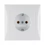 Tomada tipo F berker 47428989, 16 A, 250 V, branco, caixa duroplástico